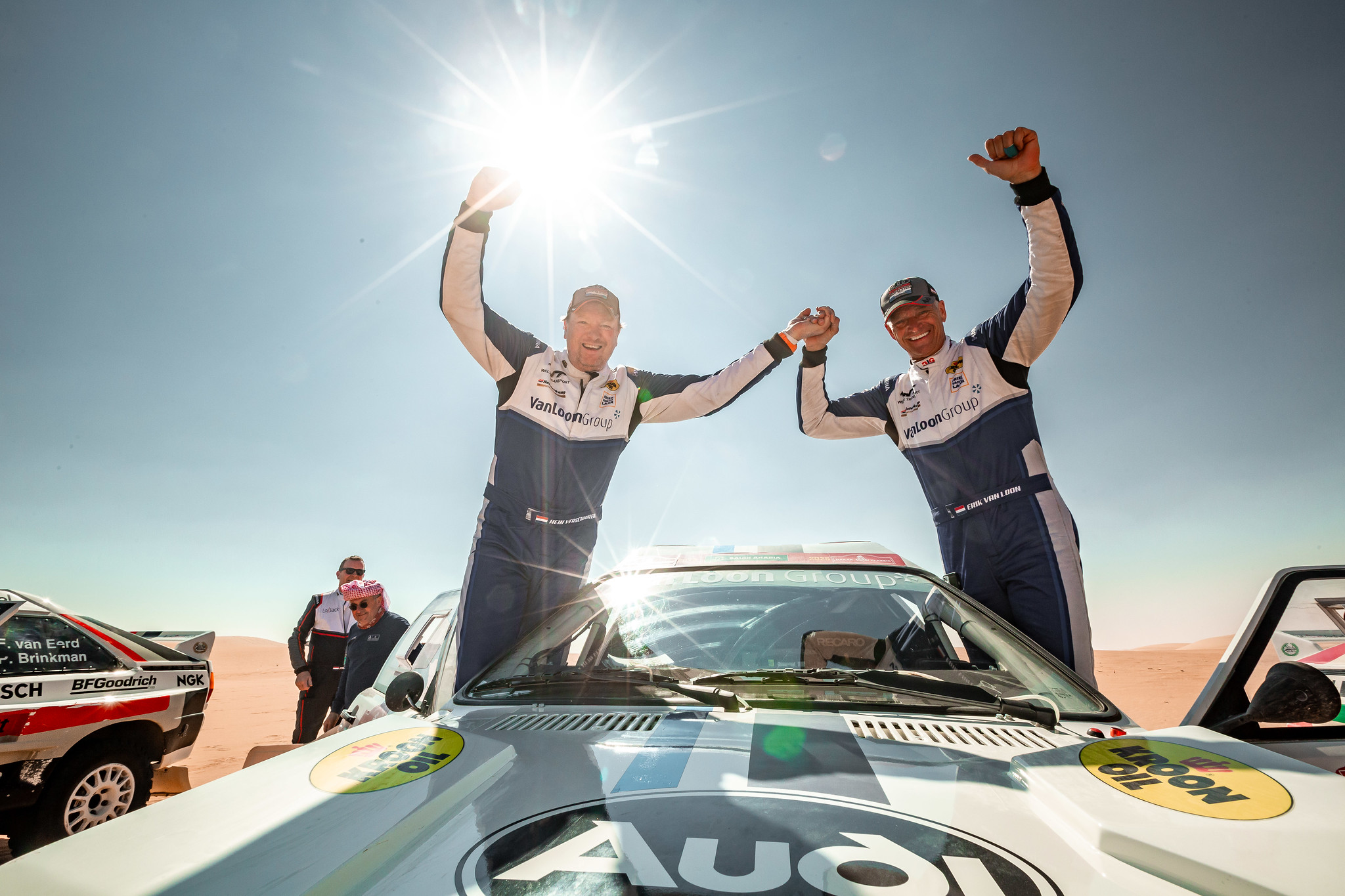 Erik van Loon en Hein Verschuuren winnen H4-klasse Dakar Classic