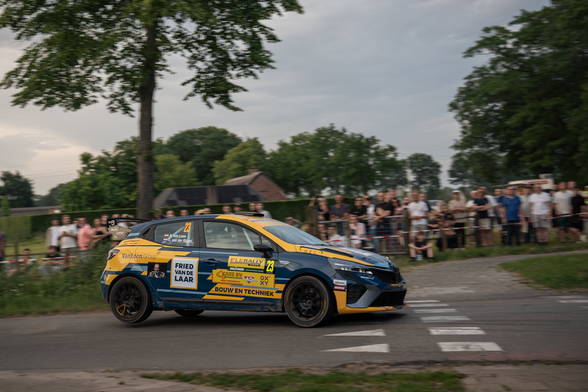 Rallyweekend eindigt in mineur voor Erik en Anja van Loon